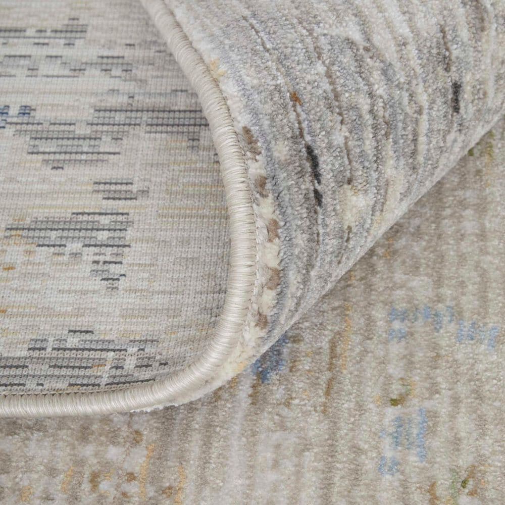 Feizy Sonora 39NUF 6&#39;7&quot; x 9&#39;6&quot; Ivory and Multicolor Area Rug, , large