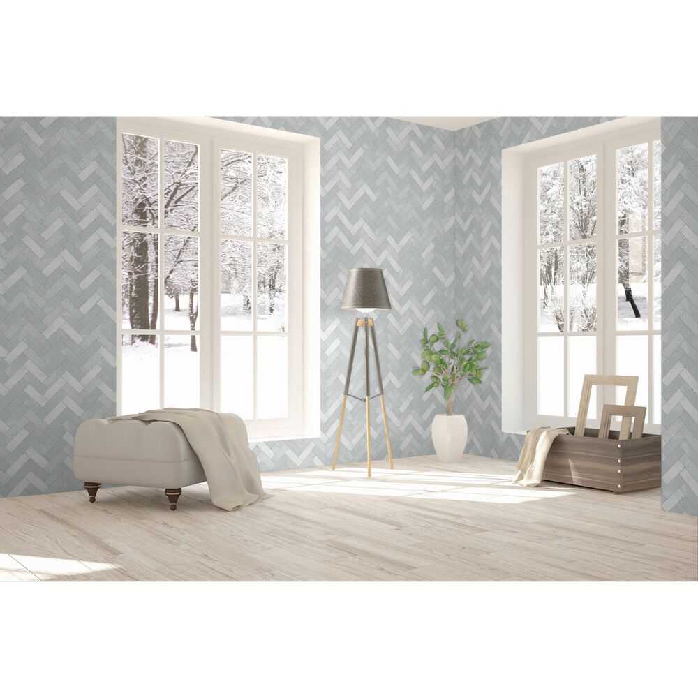 Dal-Tile Gamma Mystic 10&#39;&#39; X 15&#39;&#39; HERRING Natural Stone Mosaic Sheet, , large