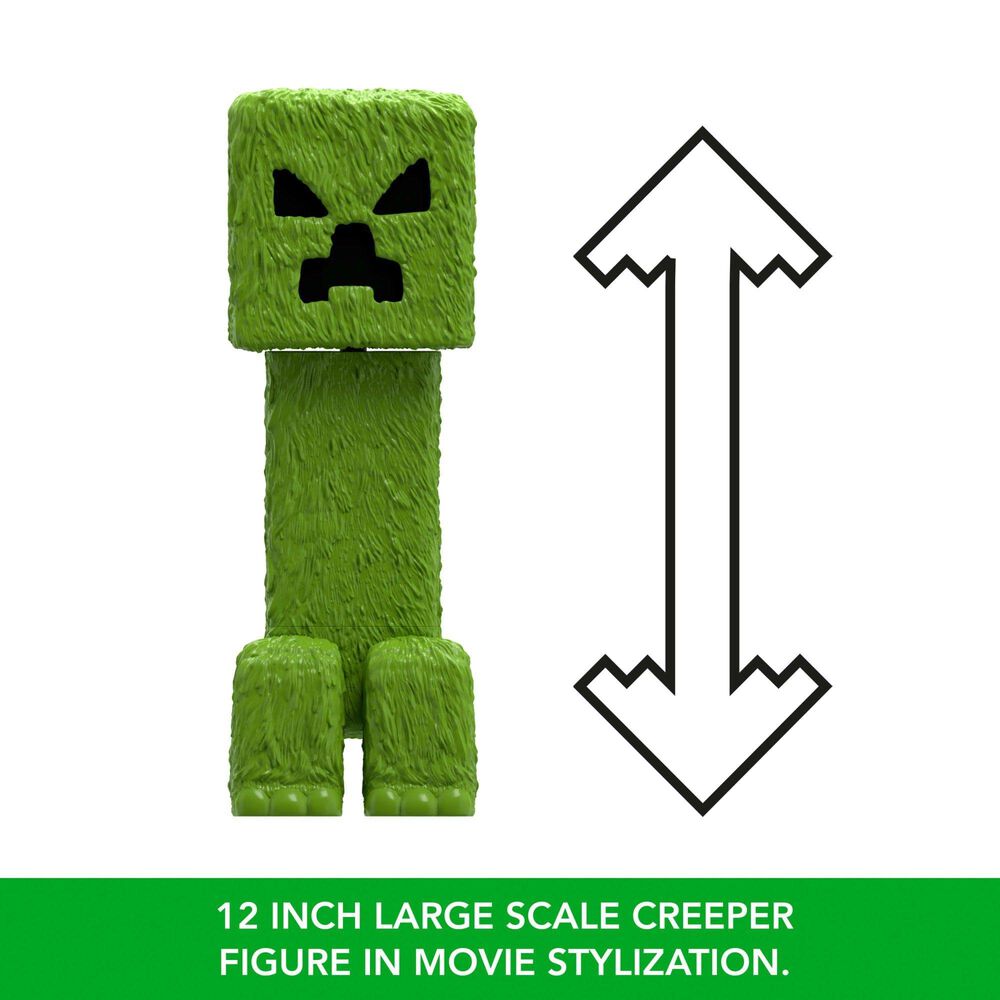 Minecraft A Minecraft Movie - 12&quot; Creeper Large-Scale Action Figure in Multicolor, , large