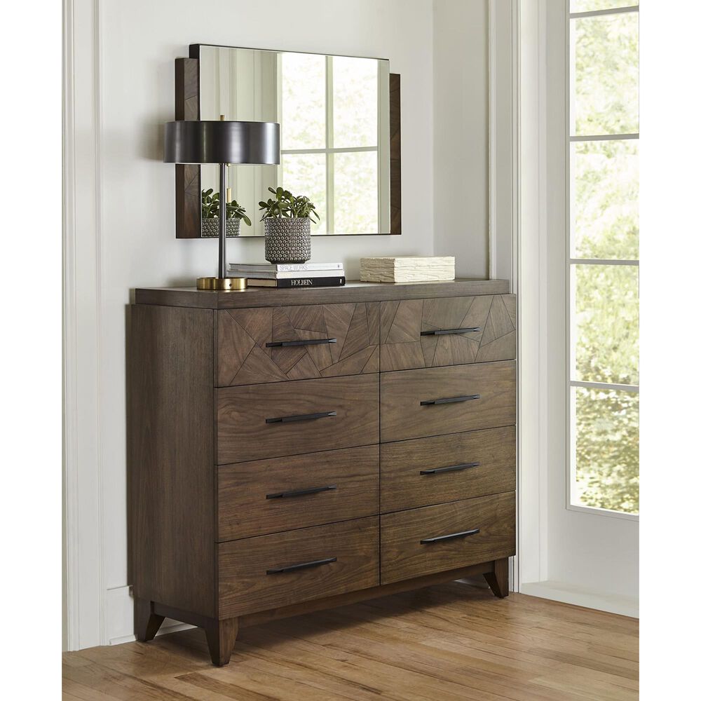 Urban Home Broderick 8-Drawer Chesser in Wild Oats Brown, , large