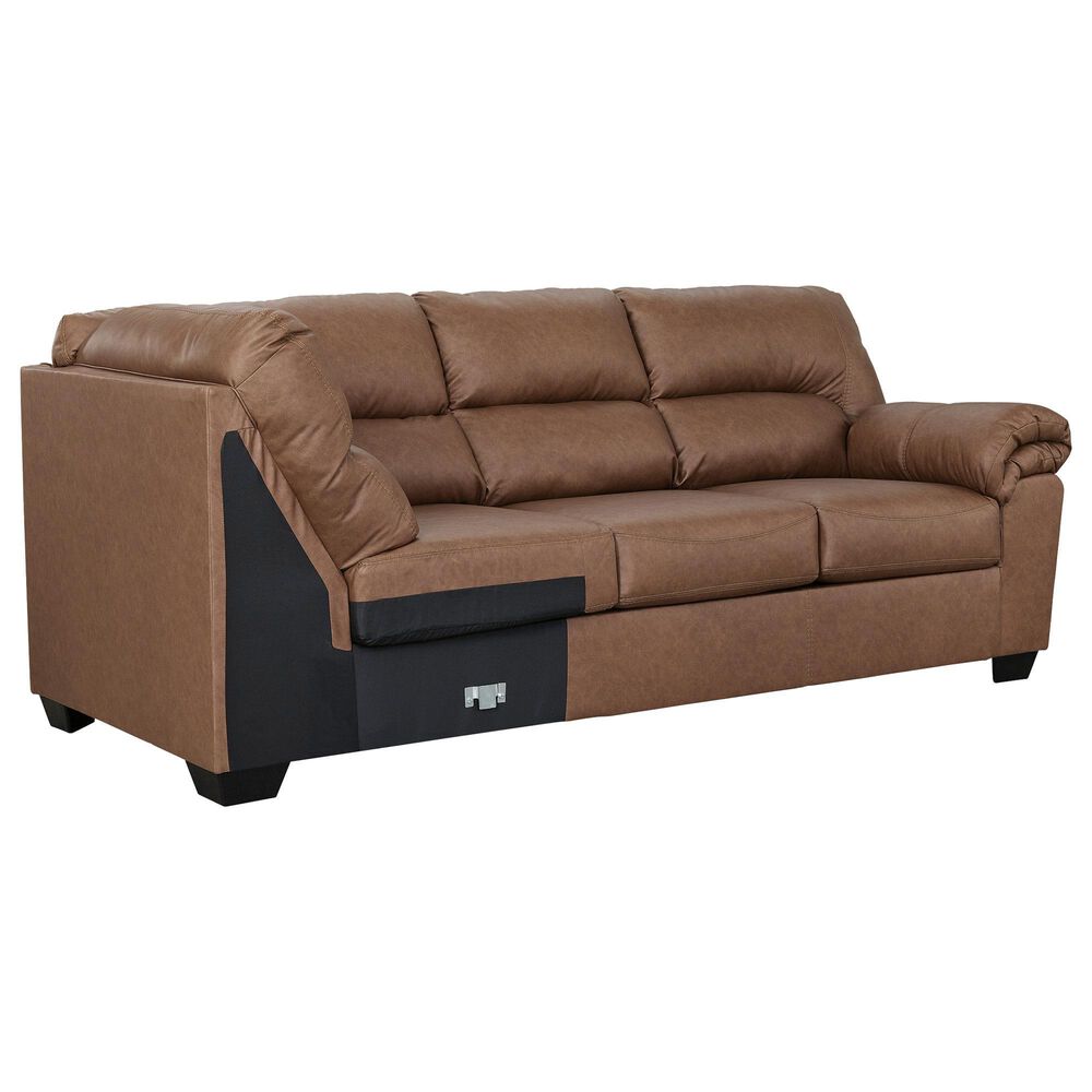 Ashley WillowBend 2-Piece Symmetrical Sectional with RAF Sofa in Caramel, , large