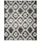 Safavieh Adirondack ADR118R-10 10" x 14" Charcoal/Ivory Area Rug, , large