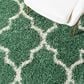 Safavieh Venus Shag 6"7" Square Green and Ivory Area Rug, , large