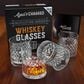 Aged & Charred Signature Whiskey Glasses in Clear (Set of 4), , large