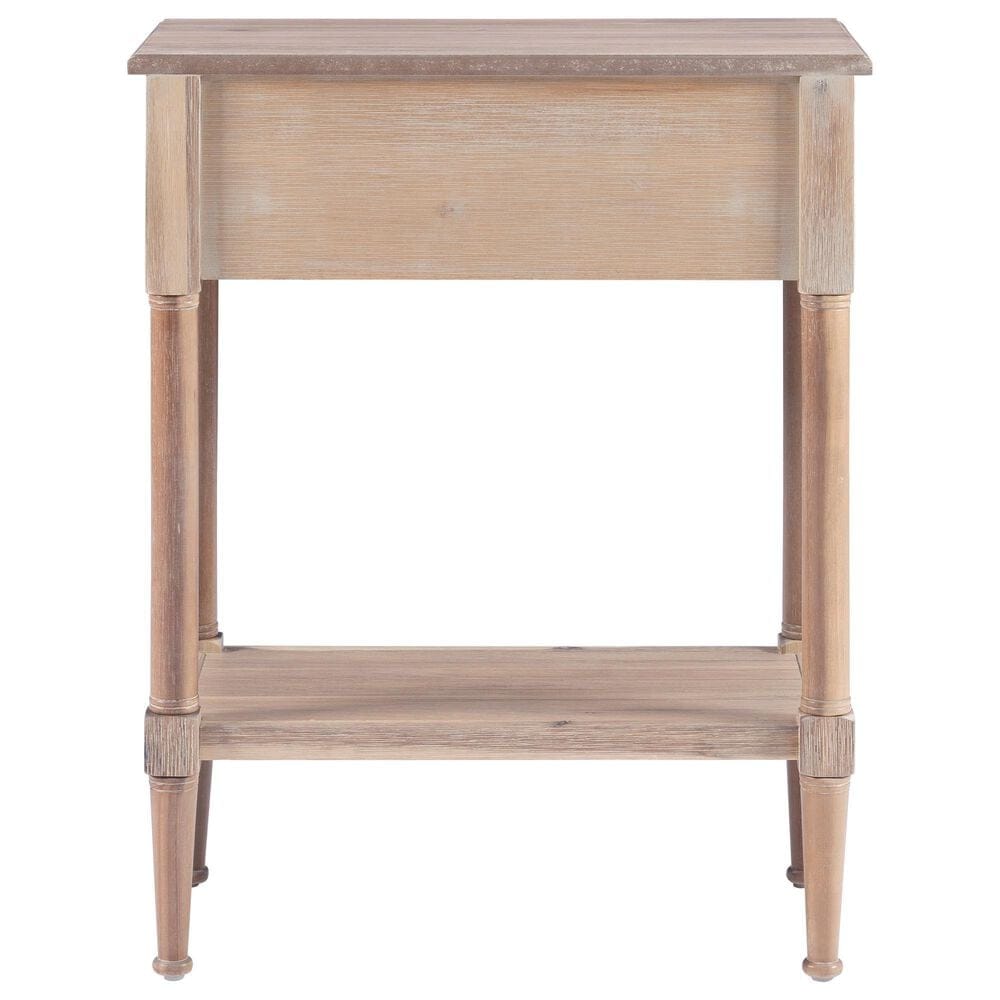 Linon Home Decor Seaboard Accent Table in Natural, , large