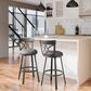Delaware Dining Bradley 26" Swivel Barstool in Flintrock Grey/Grey, , large
