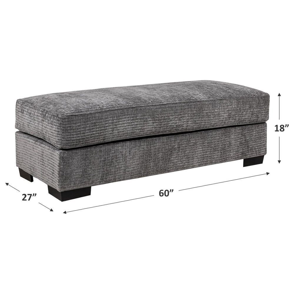 Michael Nicholas Designs Ottoman in Charcoal, , large