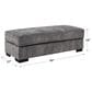 Michael Nicholas Designs Ottoman in Charcoal, , large