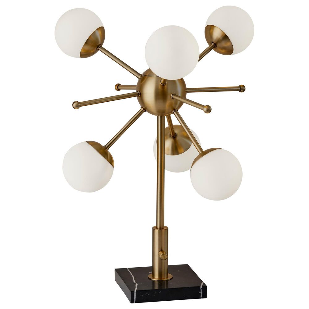 37B Doppler LED Table Lamp in Antique Brass, , large