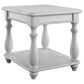 Golden Wave Furniture New Haven Square End Table in Oyster Shell, , large