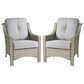 HOMLUX Outdoor Arm Chair in Gray (Set of 2), , large