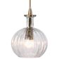 Jamie Young Elvian Carafe 1-Light Glass Pendant in Antique Brass, , large