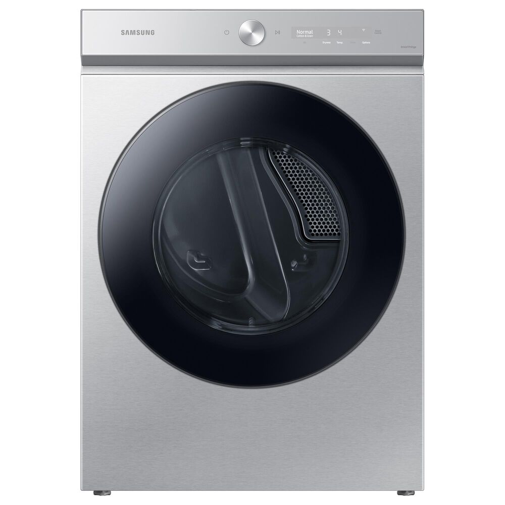 Samsung Bespoke 7.6 Cu. Ft. Front Load Electric Dryer with AI Optimal Dry and Super Speed Dry in Silver Steel, , large