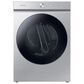Samsung Bespoke 7.6 Cu. Ft. Front Load Electric Dryer with AI Optimal Dry and Super Speed Dry in Silver Steel, , large