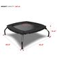 Sunny Health & Fitness 40" Premium Indoor and Outdoor Exercise Trampoline in Black, , large