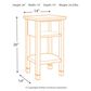 Ashley Marnville Accent Table in Dark Brown, , large