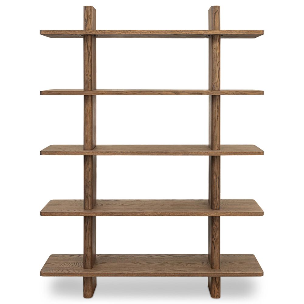 Moe's Home Collection Casey Large Bookcase in Dark Brown, , large