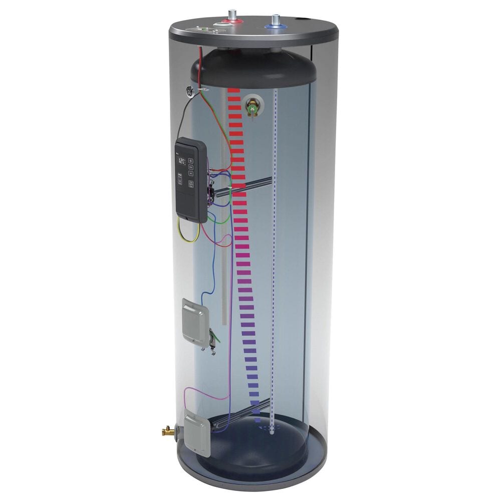 GE Appliances 50-Gallon Smart Tall Electric Water Heater in Gray, , large