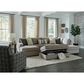 Northwestern Bri Storage Ottoman in Pewter, , large