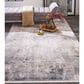 Feizy Cadiz 12" x 18" Light Gray and Ivory Area Rug, , large