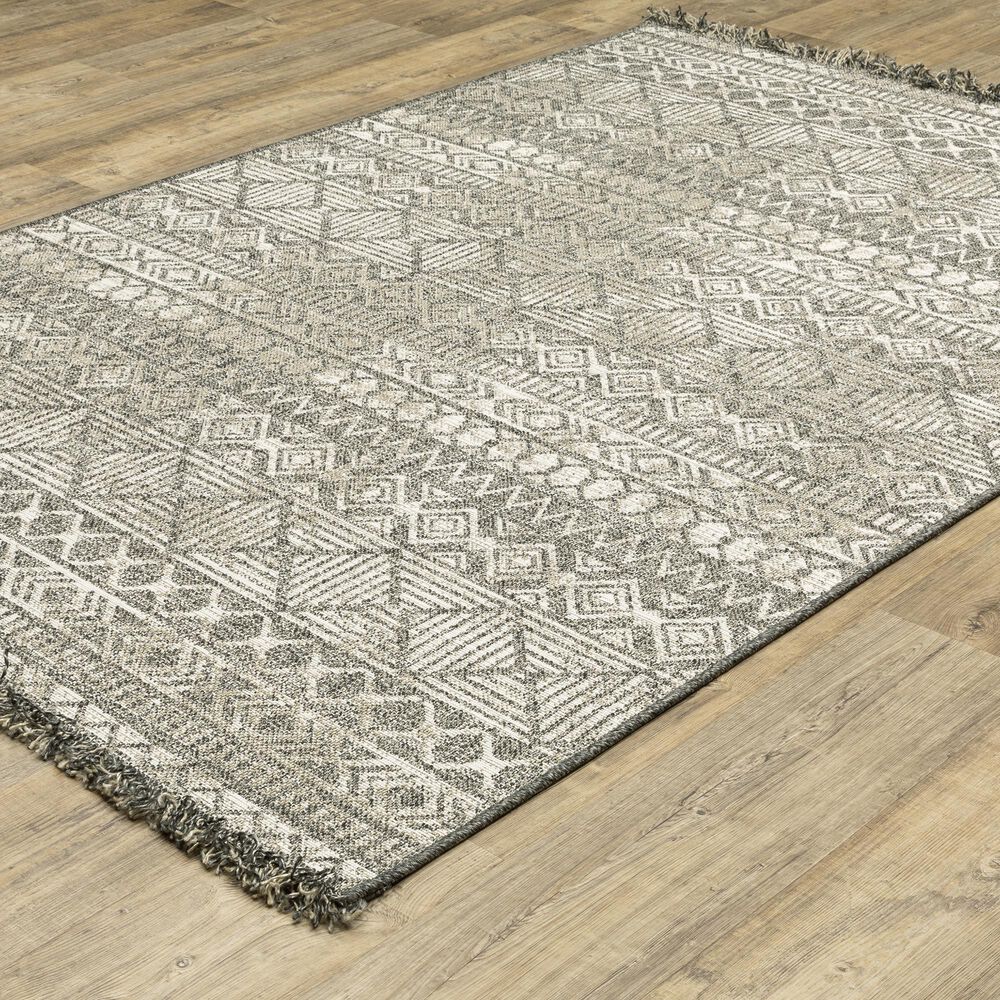 Oriental Weavers Gillian 4925A 5&#39;3&quot; x 7&#39;3&quot; Beige Area Rug, , large