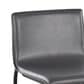 Lumisource Mara Barstool with Grey Cushion in Black (Set of 2), , large