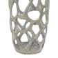 Maple and Jade 26" Cutout Coral Decorative Vase in Satin Silver, , large