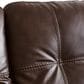 Ashley Santorine Stationary Sofa and Loveseat Set in Dark Brown, , large