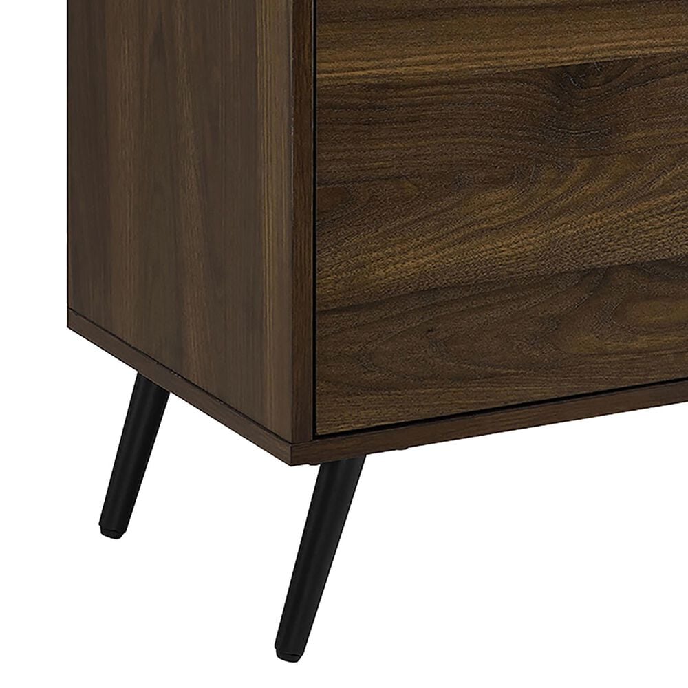 Walker Edison Nora 52&quot; TV Stand in Dark Walnut, , large
