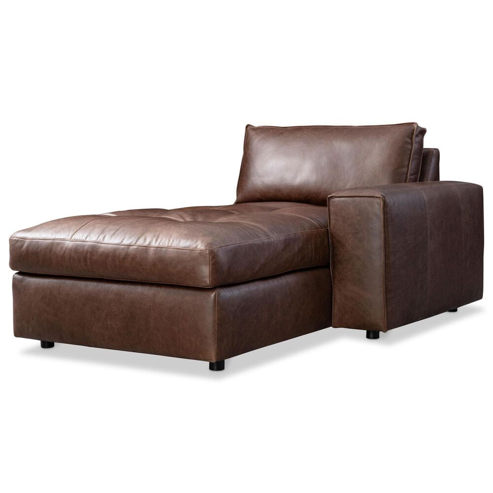 Bernhardt Nest 5-Piece Stationary Right Facing Sectional in Brown, , large