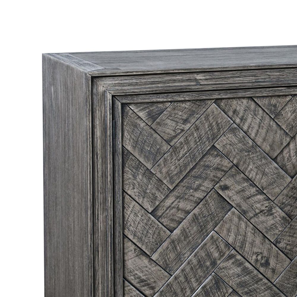 Waltham Gramercy 4 Door Accent Cabinet in Platinum, , large