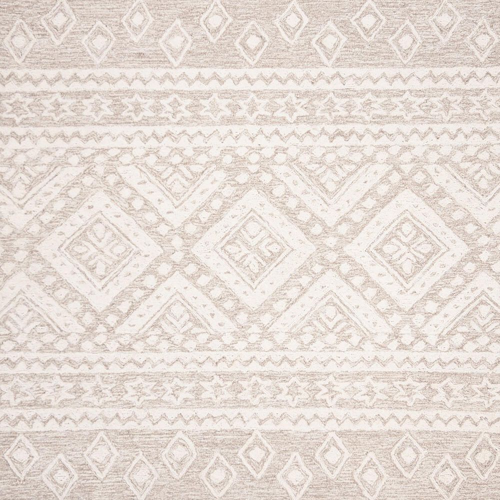 Safavieh Micro-Loop Southwestern 2&#39;3&quot; x 9&#39; Beige and Ivory Runner, , large