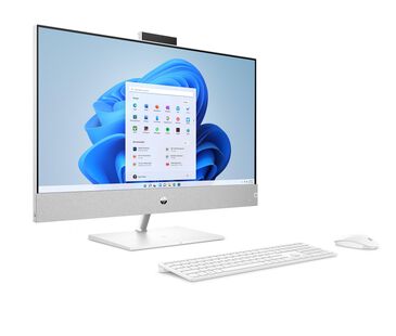 HP 27" All-In-One - Intel Core I7-12700t - 16GB Memory - 256GB SSD + 1TB HDD - Starry White, , large