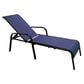 Loni Birch Oversized Lounge Chair in Navy and Black, , large