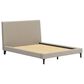 Ashley Cielden Queen Upholstered Platform Bed with Roll Slats in Tan, , large