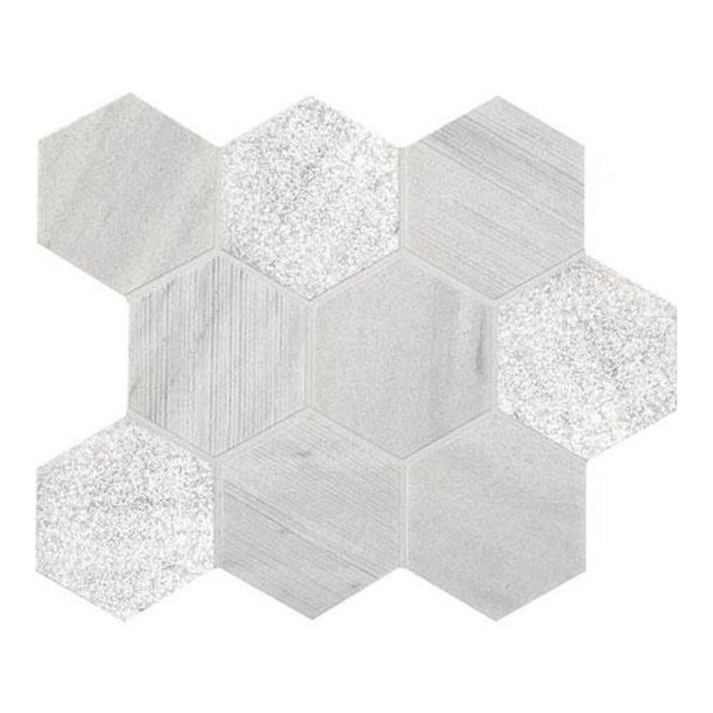 Marazzi Haven Point Candid Heather 12" x 12" Natural Stone Mosaic Sheet, , large