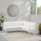 Linon Home Decor Holland 2-Piece Outdoor Sectional Sofa in White, , large