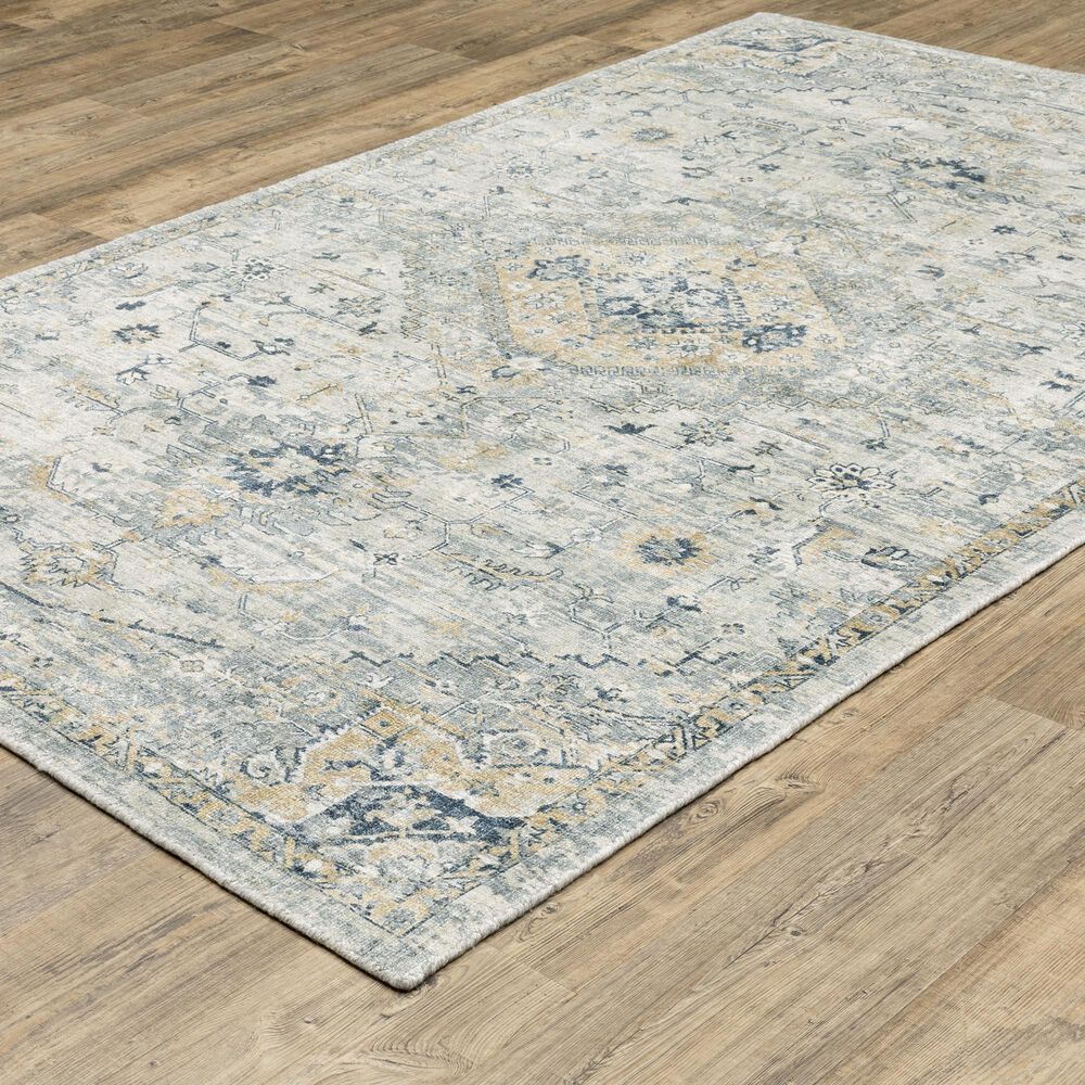 Oriental Weavers Windham Ivory and Gold 10&#39; x 14&#39; Area Rug, , large