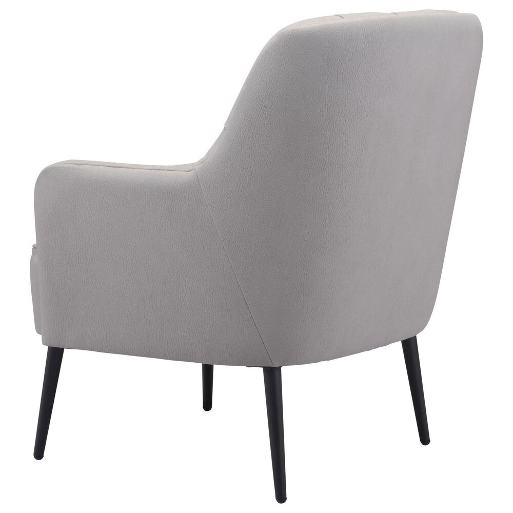 Zuo Modern Tasmania Accent Chair in Gray and Black, , large