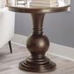 Linon Home Decor Amelia Round Accent End Table in Espresso, , large