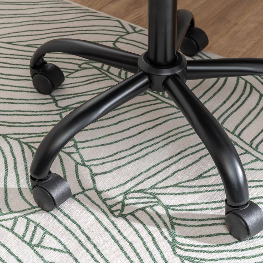 Linon Home Decor Skyla Swivel Office Chair in Green, , large