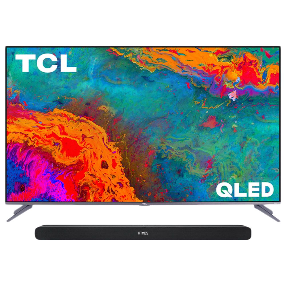 TCL 65" Class 5 Series QLED 4K UHD Smart Roku TV with Alto 8i 2.1 Channel Sound Bar in Black, , large