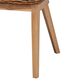 Baxton Studio Mario Arm Chair in Natural Brown and Brown (Set of 2), , large
