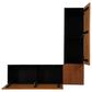 Linon Home Decor Tobin Backless Nook in Black, , large