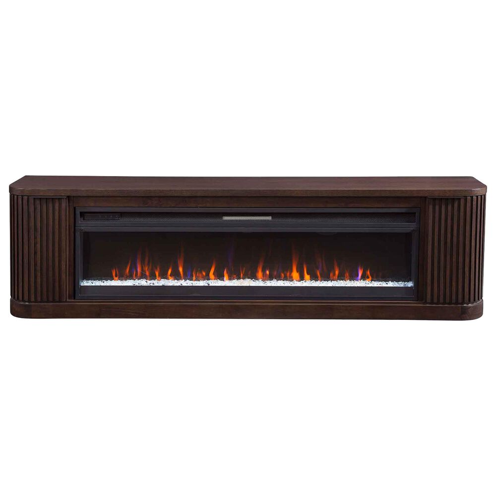 Martin Furniture Tulane 84&quot; Fireplace TV Stand in Dark Chocolate, , large