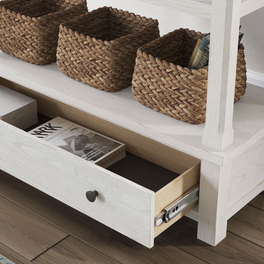 Ashley Robbinsdale Bookcase in Antique White, , large