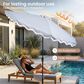 HOMLUX 10" Patio Umbrella in Gray, , large
