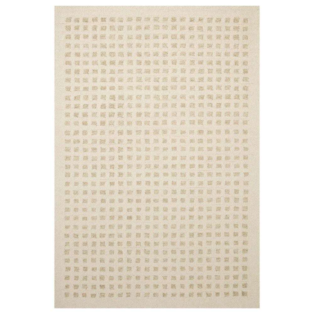 Chris Loves Julia x Loloi Polly 7"9" x 9"9" Ivory and Natural, , large