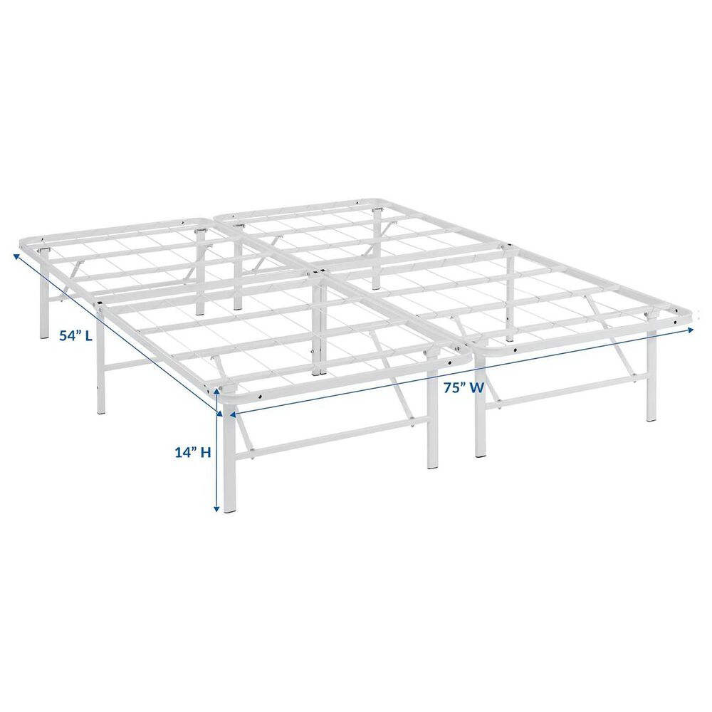 Modway Horizon Platform Full Bed Frame in White, , large