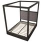 Urban Home Oxford Queen Canopy Bed in Oxford Gray, , large